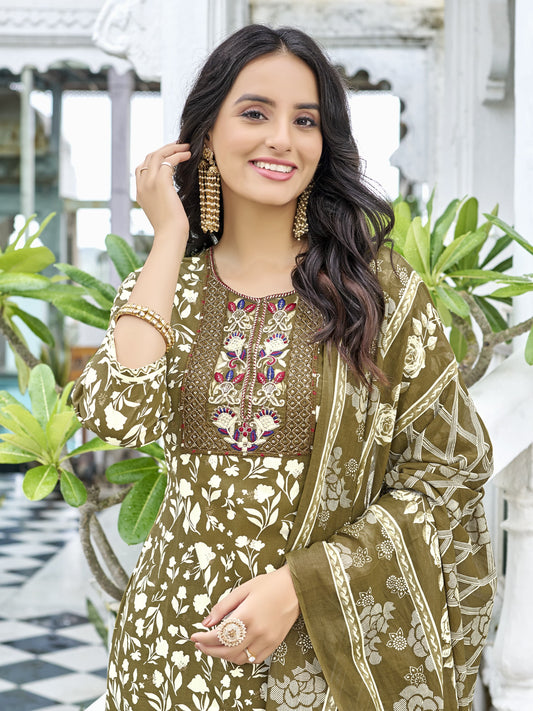 Latest Cotton Kurta Set – Breathable Fabric for Professional & Festive Styling - Aida Cotton Kurta Set