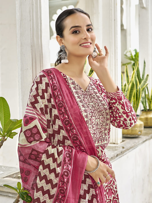 Women’s Cotton Kurti Set – Stylish, Breathable & Comfortable Daily Wear - Kainaat Cotton Kurta Set